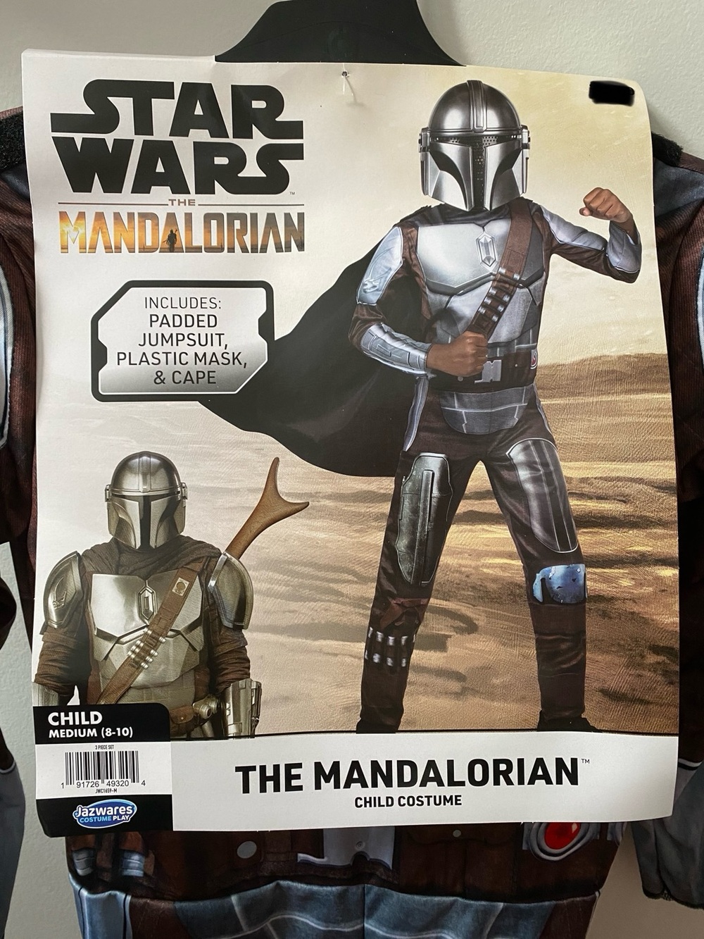 Star Wars The Mandalorian Child Costume Brand new with tags Size S 4-7